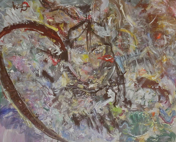 Eryk Maler - Aforyzm, odbicie lustrzane, 65x81