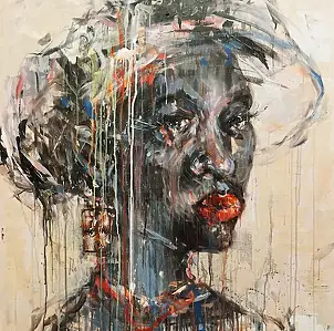 Dariusz Grajek, , Acrylic painting, Oil painting - canvas, 80 x 80