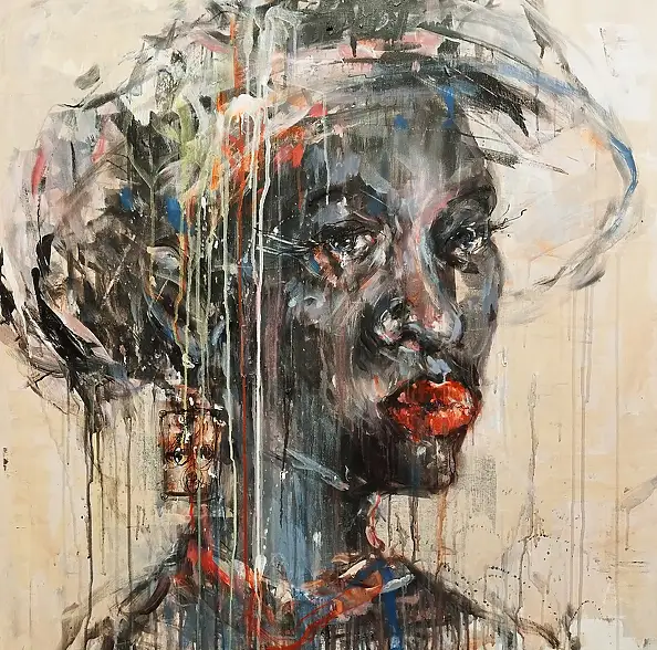 Dariusz Grajek, , Acrylic painting, Oil painting - canvas, 80 x 80