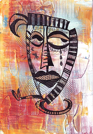 Rafał Kulik - Maschera sciamanica africana