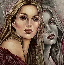 Agnieszkowa ., Nachbild, Weitere, Ölbild - Platte, Leinwand, 60 x 70