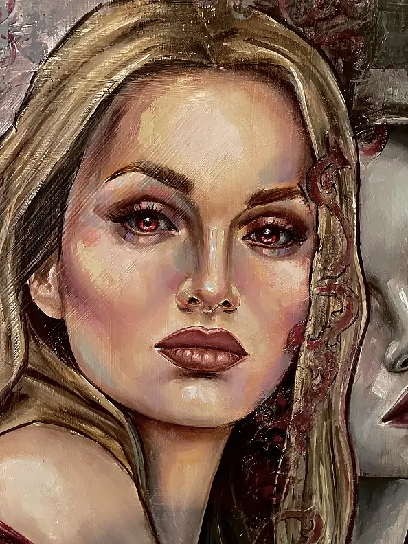 Agnieszkowa ., Afterimage, Other, Oil painting - panel, canvas, 60 x 70