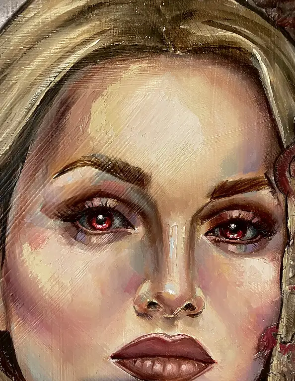 Agnieszkowa ., Afterimage, Other, Oil painting - panel, canvas, 60 x 70