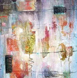 Włodzimierz Draczyński, Alarme aérienne, Peinture à l'huile - toile, 40 x 50