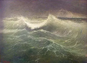 Tadeusz Gazda - The wave like a Aiwazowskiego