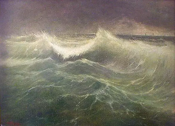 Tadeusz Gazda - The wave like a Aiwazowskiego