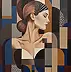 Joanna Szumska, Aksamitny nokturn, Obraz akrylowy, Obraz olejny - płótno, 60 x 80