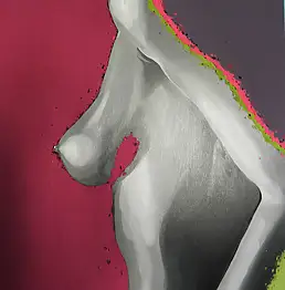 Agnieszka Jarząbek, акт II, Масляная картина, Акрилова картина - , 80 x 70