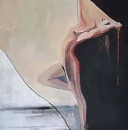 Kamila Sitak, act II, Acrylic painting - canvas, 100 x 120