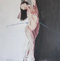 Kamila Sitak, Akt I, Obraz akrylowy - płótno, 100 x 140