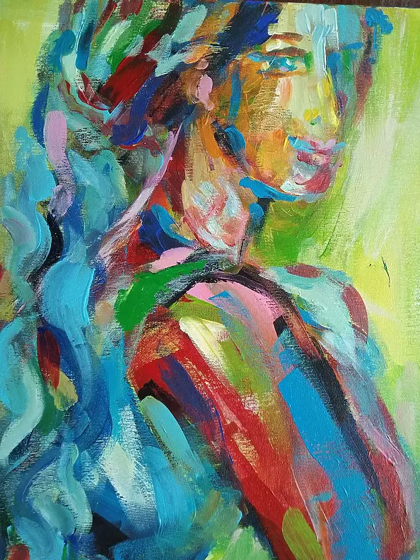 Anna Borcz - Akt - Rzymianka