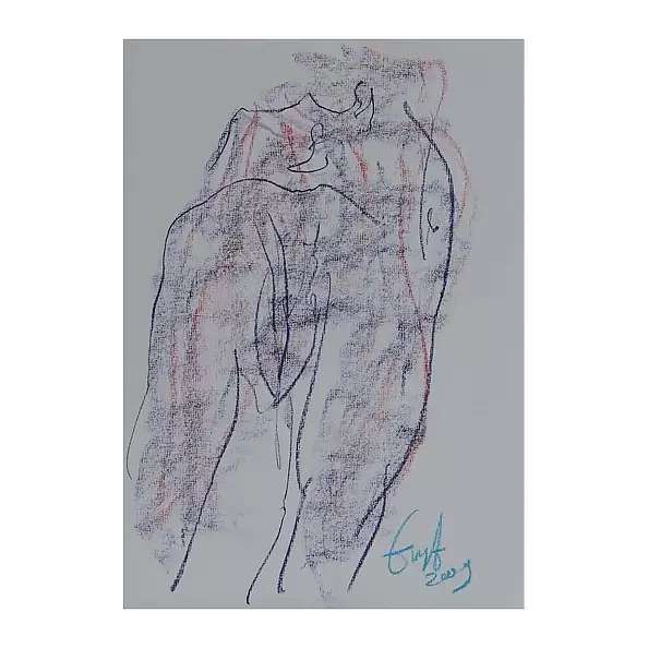 Eryk Maler - Nude - DRAWING, e'ryk maler - Woman, 2009