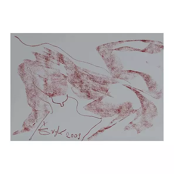 Eryk Maler - Nude - DRAWING, e'ryk maler - Woman, 2009