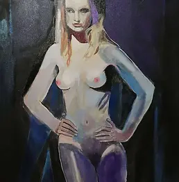 Michał Ogiński - Violet nude