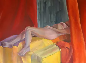 Izabela Ciesielska - Akt kolorowy