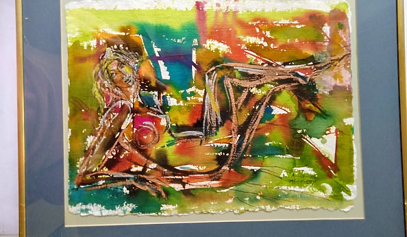 Anna Borcz - Lying nude