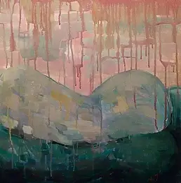 Ewa Skwarzyńska-Otachel, Лежащий файл, Акрилова картина - холст, 60 x 50