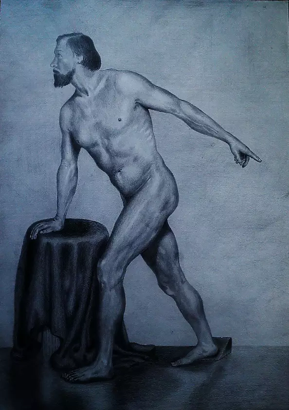 Anna Maria Modrzejewska - male nude