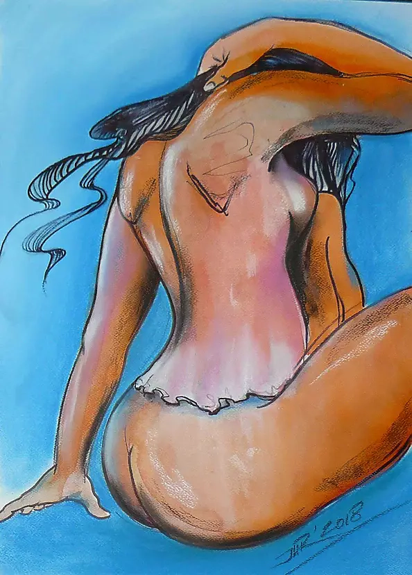 Iwona Wierkowska-Rogowska - Akt pastelowy