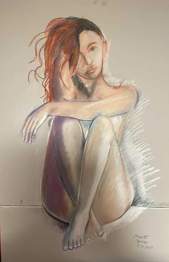 Michał Ogiński - Akt pastelowy