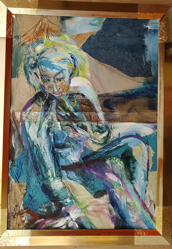 Anna Borcz - Akt siedzący