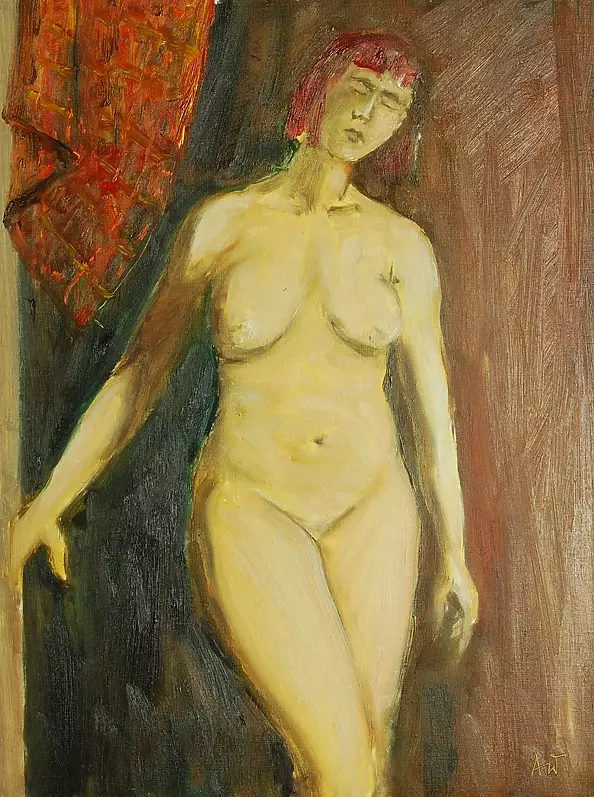 Jan Andrzej Walasek - Akt stojący