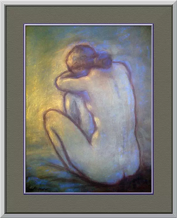 Zofia Świat - Akt w błękicie wg Picassa