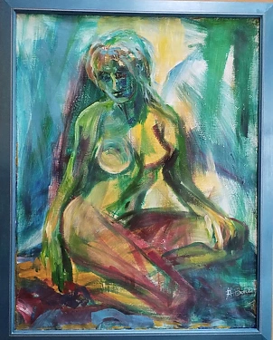 Anna Borcz - Nude in greenery