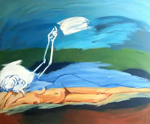 Andrzej Kogut - Akt with Cloud