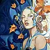 Joanna Szumska, Updating feelings, Oil painting - canvas, 50 x 50