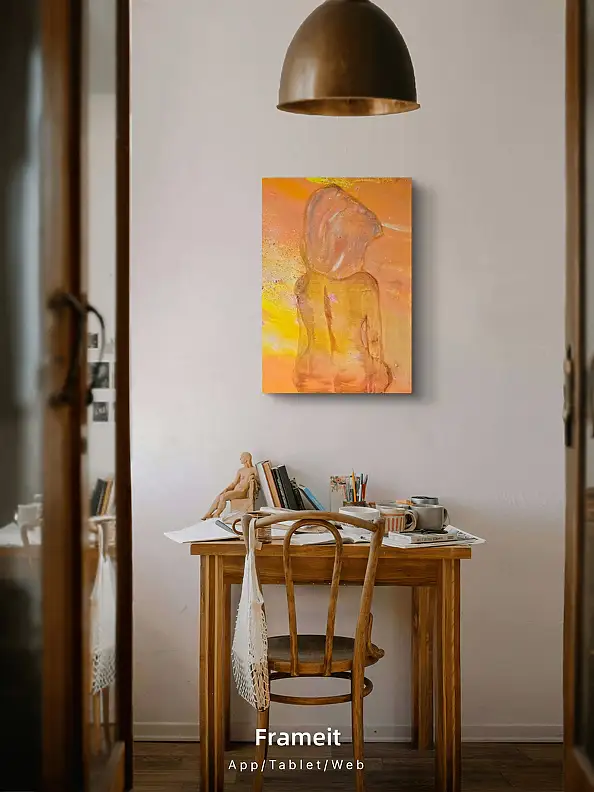 Ewa Mościszko, Acupressure, Acrylic painting - canvas, 50 x 70