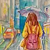 Danuta Kolis - Watercolor - Rainy Afternoon