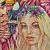 Danuta Kolis - Watercolor - Girl and Toucan