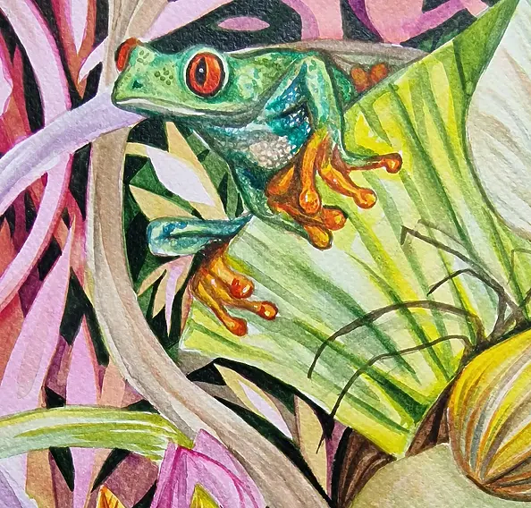 Danuta Kolis - Akwarela - Dżungla jest kobietą