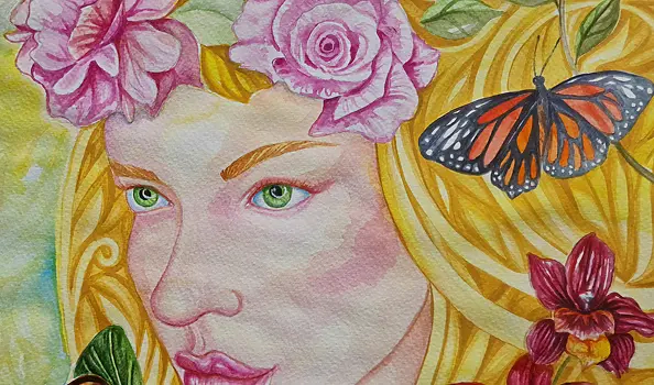 Danuta Kolis - Watercolor - Gaia