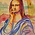 Danuta Kolis - Watercolor - Where Has Leonardo Gone?