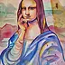 Danuta Kolis - Watercolor - Where Has Leonardo Gone?