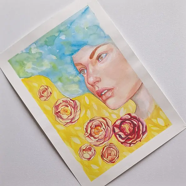 Danuta Kolis - Akwarela - Nie zapomnij słońca