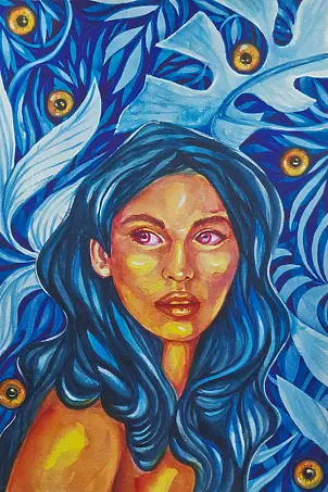 Danuta Kolis - Watercolor - The Observers