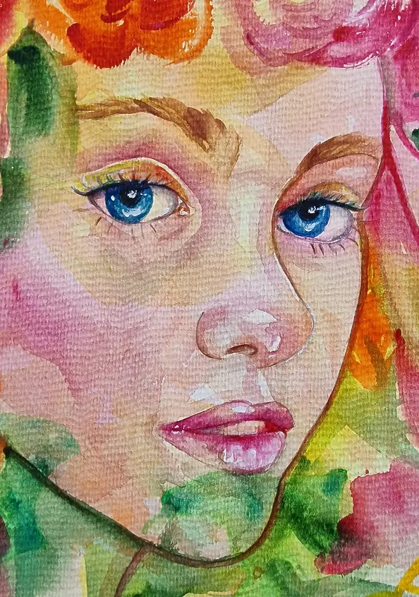 Danuta Kolis - Akwarela - Ogród myśli