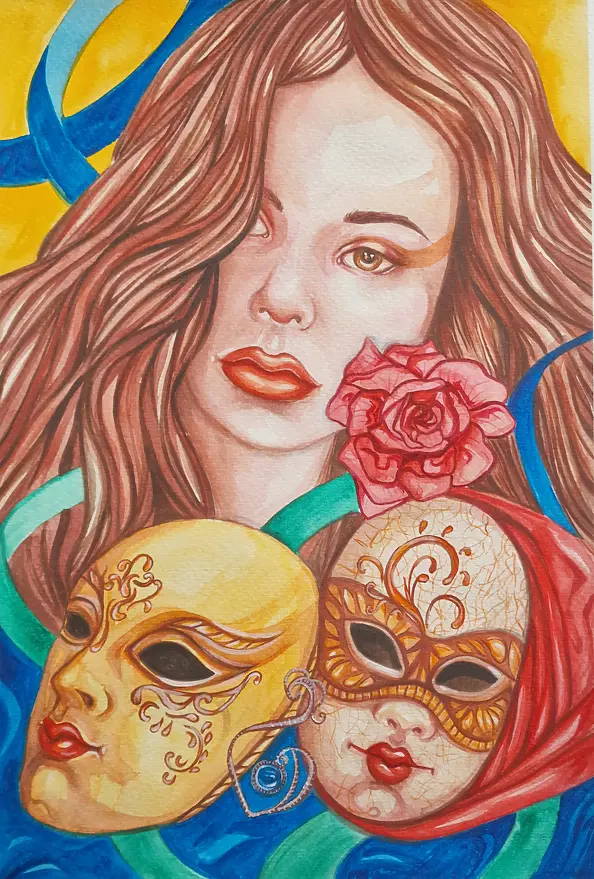 Danuta Kolis - Watercolor - After the Ball