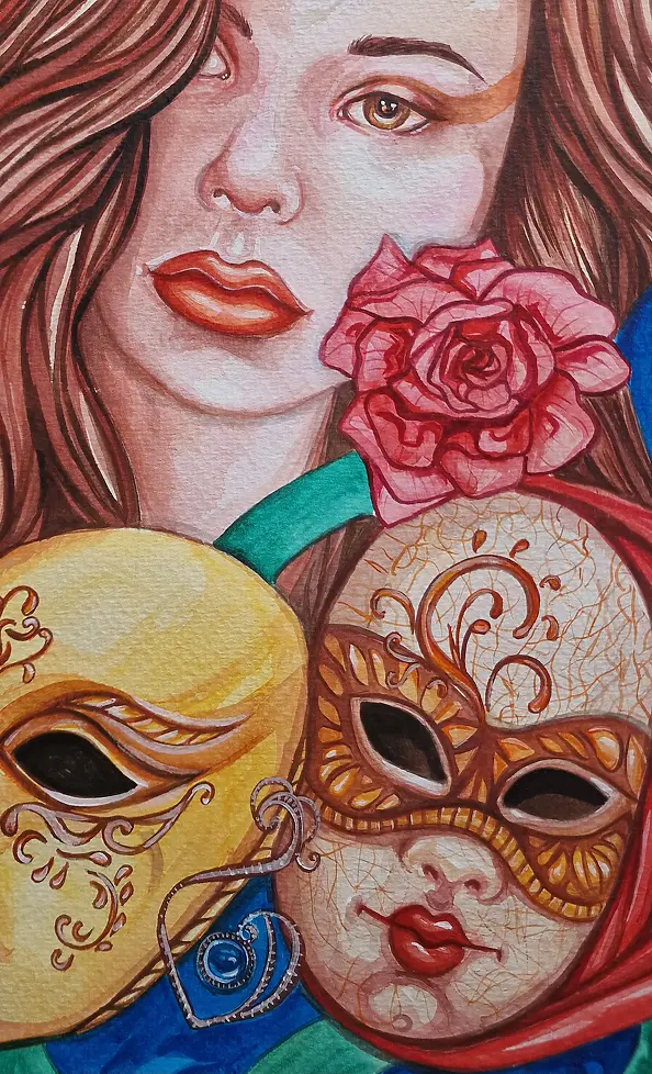 Danuta Kolis - Watercolor - After the Ball