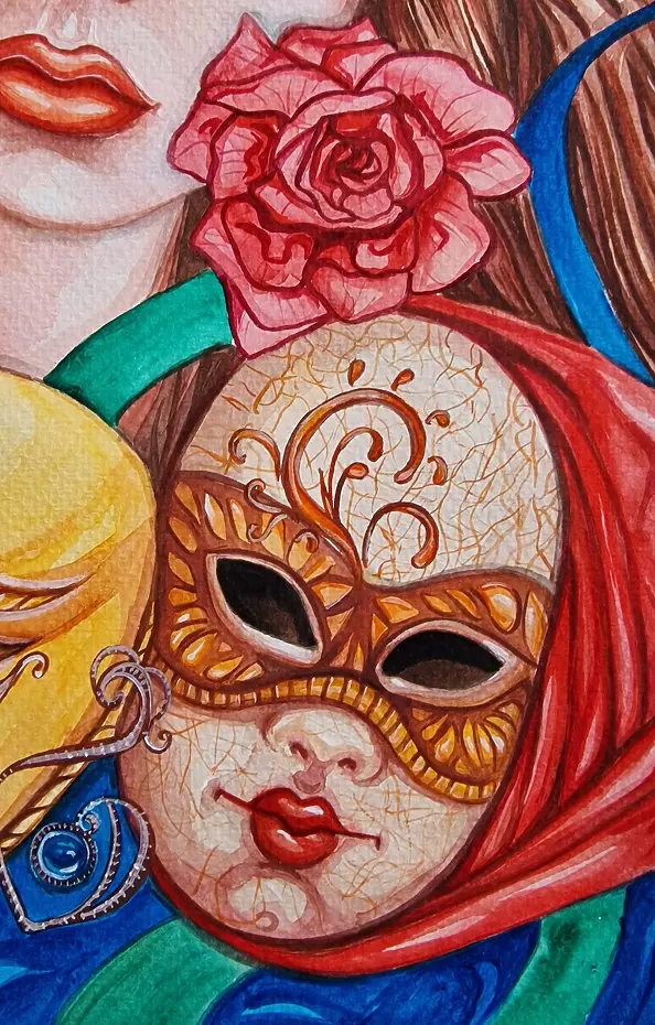 Danuta Kolis - Watercolor - After the Ball