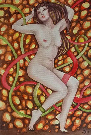   - Watercolor - The Intertwining of Senses