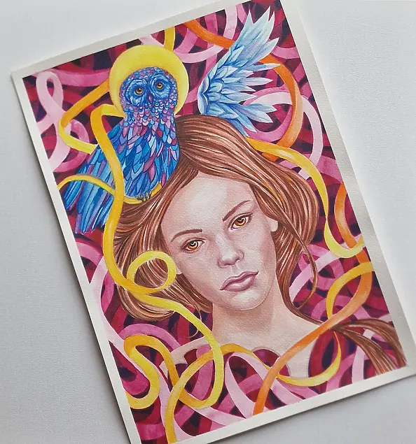 Danuta Kolis - Watercolor - Dream Keeper