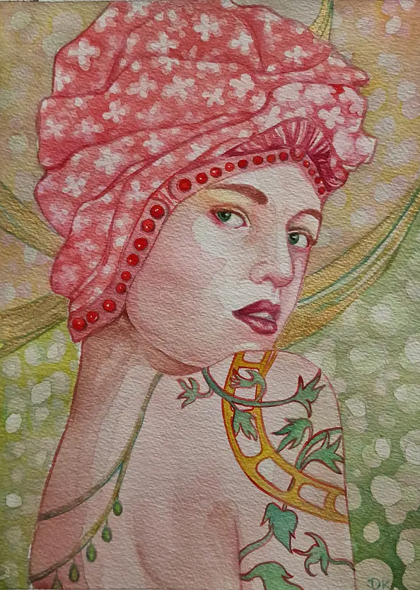 Danuta Kolis - Watercolor - Suzane