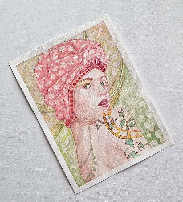 Danuta Kolis - Watercolor - Suzane