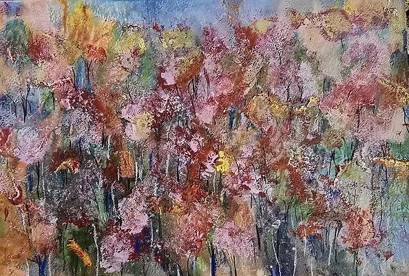 Ewa Mościszko - Watercolor entitled Bieszczady