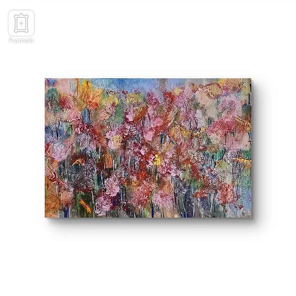 Ewa Mościszko - Watercolor entitled Bieszczady