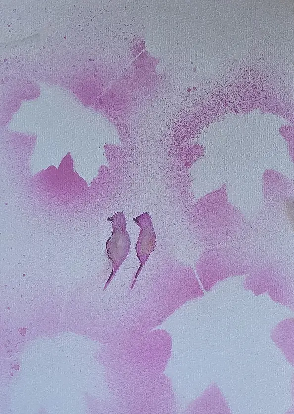 Ewa Mościszko - Akwarela pt.Jesienne zauroczenie 